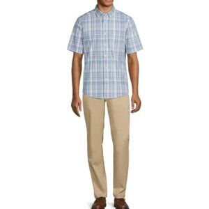 George Men's and Big Men’s Premium Straight Leg Khaki Pants 34x30